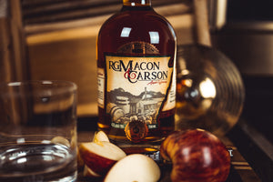 American brandy distilled from apples grown in the Ozark's.